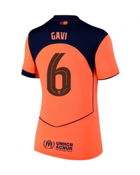 Billige Fotballdrakt Barcelona Paez Gavi #6 Replika Tredjedrakt Dame 2025-26 Kortermet Billige Fotballdrakt Barcelona Paez Gavi #6 Replika Tredjedrakt Dame 2025-26 Kortermet